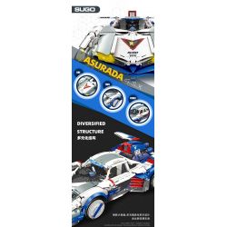 JIESTAR 92033 non  XE ĐUA CÔNG THỨC CỰC KỲ THÔNG MINH ASLADA GSX tỷ lệ 1:8 bộ đồ chơi xếp lắp ráp ghép mô hình  SUGO ASURADA G.S.X Kỹ Thuật Công Nghệ Cao Mô Hình Phương Tiện 3907 khối