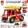 RUIZHIBEE 851 non  SIÊU XE CỨU HỎA bộ đồ chơi xếp lắp ráp ghép mô hình  SUPER FIRE TRUCK Kỹ Thuật Công Nghệ Cao Mô Hình Phương Tiện 232 khối