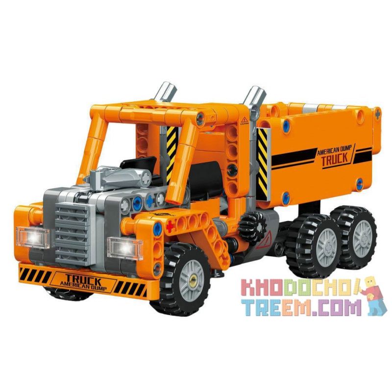 RUIZHIBEE 852 non  SIÊU XE TẢI bộ đồ chơi xếp lắp ráp ghép mô hình  SUPER DUMP TRUCK Kỹ Thuật Công Nghệ Cao Mô Hình Phương Tiện 261 khối