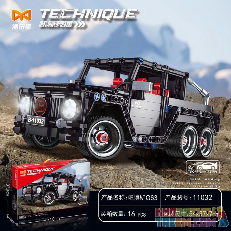 YONGLEXING 11032 non  XE KÉO BABOS bộ đồ chơi xếp lắp ráp ghép mô hình  Kỹ Thuật Công Nghệ Cao Mô Hình Phương Tiện