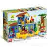 HYSTOYS HONGYUANSHENG AOLEDUOTOYS HG-1423 1423 HG1423 Xếp hình kiểu    Family House Nhà Bà Ngoại 53 khối