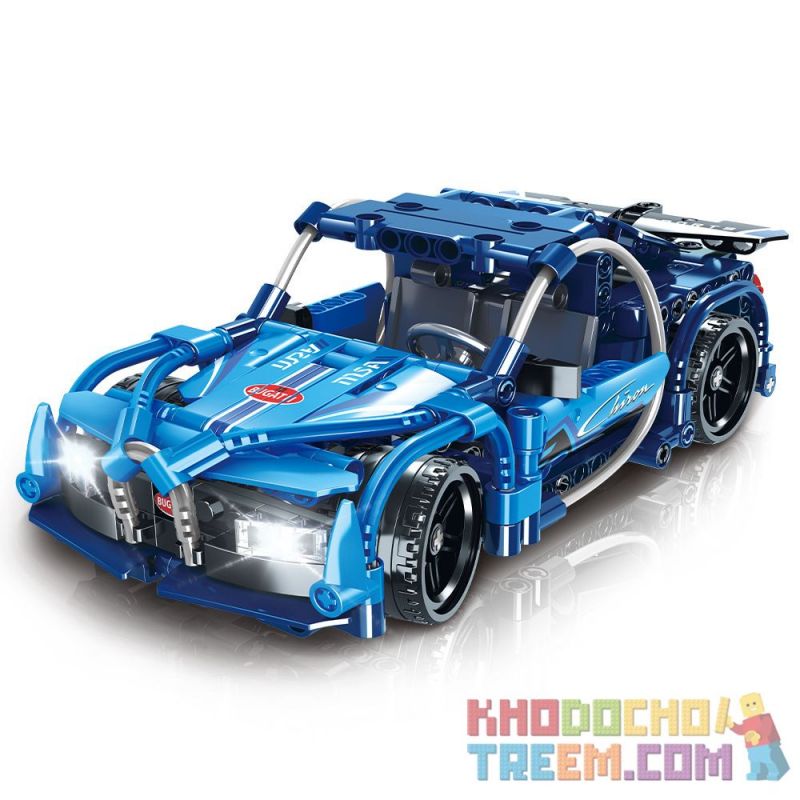 YONGLEXING 11027 non  XE KÉO MÀU XANH bộ đồ chơi xếp lắp ráp ghép mô hình  Kỹ Thuật Công Nghệ Cao Mô Hình Phương Tiện 322 khối