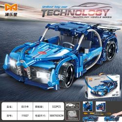 YONGLEXING 11027 non  XE KÉO MÀU XANH bộ đồ chơi xếp lắp ráp ghép mô hình  Kỹ Thuật Công Nghệ Cao Mô Hình Phương Tiện 322 khối