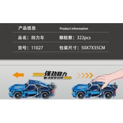 YONGLEXING 11027 non  XE KÉO MÀU XANH bộ đồ chơi xếp lắp ráp ghép mô hình  Kỹ Thuật Công Nghệ Cao Mô Hình Phương Tiện 322 khối