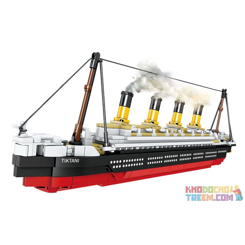Kazi KY87029 87029 non  TÀU DU LỊCH STAR TITANIC bộ đồ chơi xếp lắp ráp ghép mô hình OCEAN LINER 504 khối