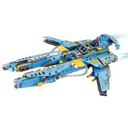 GBL KY1110 1110 non  HẠM ĐỘI THÁM HIỂM KHÔNG GIAN ĐƠN VỊ ĐÁNH THUÊ BX-4 bộ đồ chơi xếp lắp ráp ghép mô hình  ADVENTURER FLEET Kỹ Thuật Công Nghệ Cao Mô Hình Phương Tiện 763 khối