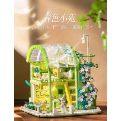 PLEYERID M38-P8021 P8021 8021 M38P8021 38-P8021 non  VƯỜN XUÂN ĐẮM CHÌM bộ đồ chơi xếp lắp ráp ghép mô hình Creator Sáng Tạo