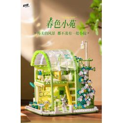 PLEYERID M38-P8021 P8021 8021 M38P8021 38-P8021 non  VƯỜN XUÂN ĐẮM CHÌM bộ đồ chơi xếp lắp ráp ghép mô hình Creator Sáng Tạo