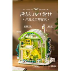 PLEYERID M38-P8021 P8021 8021 M38P8021 38-P8021 non  VƯỜN XUÂN ĐẮM CHÌM bộ đồ chơi xếp lắp ráp ghép mô hình Creator Sáng Tạo