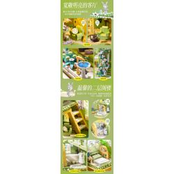 PLEYERID M38-P8021 P8021 8021 M38P8021 38-P8021 non  VƯỜN XUÂN ĐẮM CHÌM bộ đồ chơi xếp lắp ráp ghép mô hình Creator Sáng Tạo