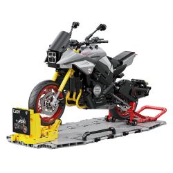 CADA DOUBLEE C59021 59021 non  XE MÁY SUZUKI LƯỠI tỷ lệ 1:6 bộ đồ chơi xếp lắp ráp ghép mô hình  SUZUKI KATANA Kỹ Thuật Công Nghệ Cao Mô Hình Phương Tiện 1104 khối