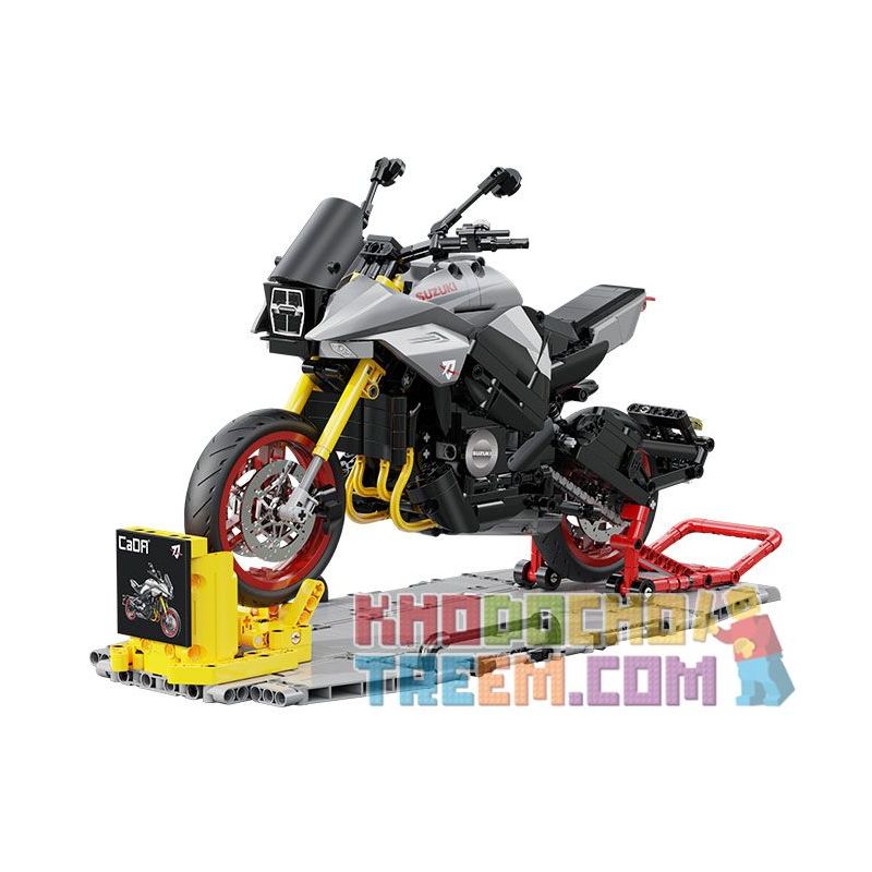 CADA DOUBLEE C59021 59021 non  XE MÁY SUZUKI LƯỠI tỷ lệ 1:6 bộ đồ chơi xếp lắp ráp ghép mô hình  SUZUKI KATANA Kỹ Thuật Công Nghệ Cao Mô Hình Phương Tiện 1104 khối