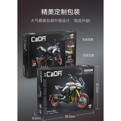CADA DOUBLEE C59021 59021 non  XE MÁY SUZUKI LƯỠI tỷ lệ 1:6 bộ đồ chơi xếp lắp ráp ghép mô hình  SUZUKI KATANA Kỹ Thuật Công Nghệ Cao Mô Hình Phương Tiện 1104 khối