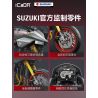 CADA DOUBLEE C59021 59021 non  XE MÁY SUZUKI LƯỠI tỷ lệ 1:6 bộ đồ chơi xếp lắp ráp ghép mô hình  SUZUKI KATANA Kỹ Thuật Công Nghệ Cao Mô Hình Phương Tiện 1104 khối