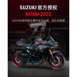 CADA DOUBLEE C59021 59021 non  XE MÁY SUZUKI LƯỠI tỷ lệ 1:6 bộ đồ chơi xếp lắp ráp ghép mô hình  SUZUKI KATANA Kỹ Thuật Công Nghệ Cao Mô Hình Phương Tiện 1104 khối