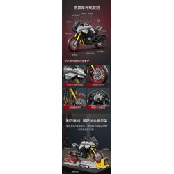 CADA DOUBLEE C59021 59021 non  XE MÁY SUZUKI LƯỠI tỷ lệ 1:6 bộ đồ chơi xếp lắp ráp ghép mô hình  SUZUKI KATANA Kỹ Thuật Công Nghệ Cao Mô Hình Phương Tiện 1104 khối