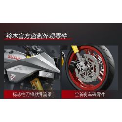 CADA DOUBLEE C59021 59021 non  XE MÁY SUZUKI LƯỠI tỷ lệ 1:6 bộ đồ chơi xếp lắp ráp ghép mô hình  SUZUKI KATANA Kỹ Thuật Công Nghệ Cao Mô Hình Phương Tiện 1104 khối