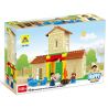HYSTOYS HONGYUANSHENG AOLEDUOTOYS HG-1424 1424 HG1424 Xếp hình kiểu    Family House Ngôi Nhà Nông Trại 42 khối