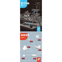 WANGE LIGAO DR.LUCK 6232 non  THUYỀN SƠN SÔNG TẦN HOÀI bộ đồ chơi xếp lắp ráp ghép mô hình Creator QINHUAI RIVER PAINTED BOAT Sáng Tạo 1353 khối