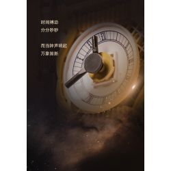 PANTASY 85008 non  CÔNG VIÊN THÁP ĐỒNG HỒ STEAMPUNK bộ đồ chơi xếp lắp ráp ghép mô hình Creator STEAMPUNK CLOCK TOWER PARK Sáng Tạo 2460 khối