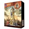 PANTASY 85008 non  CÔNG VIÊN THÁP ĐỒNG HỒ STEAMPUNK bộ đồ chơi xếp lắp ráp ghép mô hình Creator STEAMPUNK CLOCK TOWER PARK Sáng Tạo 2460 khối