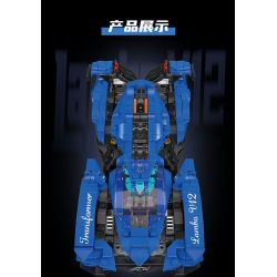 MouldKing 10061 Mould King 10061 non  ROBOT BIẾN HÌNH LAMBORGHINI V12 bộ đồ chơi xếp lắp ráp ghép mô hình LAMBO V12 998 khối