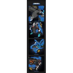 MouldKing 10061 Mould King 10061 non  ROBOT BIẾN HÌNH LAMBORGHINI V12 bộ đồ chơi xếp lắp ráp ghép mô hình LAMBO V12 998 khối