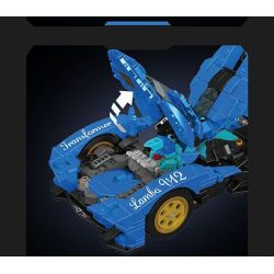 MouldKing 10061 Mould King 10061 non  ROBOT BIẾN HÌNH LAMBORGHINI V12 bộ đồ chơi xếp lắp ráp ghép mô hình LAMBO V12 998 khối