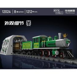 MouldKing 12024 Mould King 12024 non  ĐẦU MÁY XĂNG 4-4-0 bộ đồ chơi xếp lắp ráp ghép mô hình City 4-4-0 STEAM LOCOMOTIVE Thành Phố 1212 khối