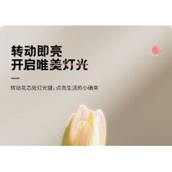 JAKI JK29317 29317 non  NHẬT KÝ THỰC VẬT HOA TULIP NGÔI SAO TỎA SÁNG bộ đồ chơi xếp lắp ráp ghép mô hình Creator Sáng Tạo