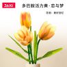 JAKI JK29315 29315 JK29316 29316 non  NHẬT KÝ THỰC VẬT 2 BÔNG HOA TULIP MONET TÌNH YÊU VÀ ƯỚC MƠ CA NGỢI TINH bộ đồ chơi xếp lắp ráp ghép mô hình Creator Sáng Tạo