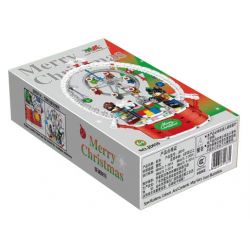 SMALL ANGLE JD010 non  BÁNH XE ĐU QUAY GIÁNG SINH bộ đồ chơi xếp lắp ráp ghép mô hình Creator Sáng Tạo