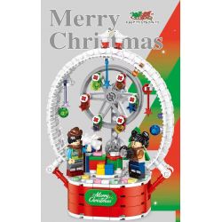 SMALL ANGLE JD010 non  BÁNH XE ĐU QUAY GIÁNG SINH bộ đồ chơi xếp lắp ráp ghép mô hình Creator Sáng Tạo