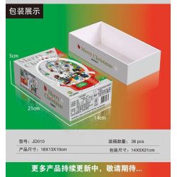 SMALL ANGLE JD010 non  BÁNH XE ĐU QUAY GIÁNG SINH bộ đồ chơi xếp lắp ráp ghép mô hình Creator Sáng Tạo