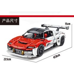 SMALL ANGLE JD009 non  SỨ MỆNH R CỦA PORSCHE tỷ lệ 1:10 bộ đồ chơi xếp lắp ráp ghép mô hình  PORSCHE MISSION Kỹ Thuật Công Nghệ Cao Mô Hình Phương Tiện 2459 khối