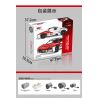 SMALL ANGLE JD009 non  SỨ MỆNH R CỦA PORSCHE tỷ lệ 1:10 bộ đồ chơi xếp lắp ráp ghép mô hình  PORSCHE MISSION Kỹ Thuật Công Nghệ Cao Mô Hình Phương Tiện 2459 khối