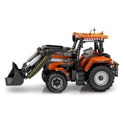 REOBRIX 22024 non  MÁY KÉO ĐANG TẢI bộ đồ chơi xếp lắp ráp ghép mô hình  LOADING TRACTOR Kỹ Thuật Công Nghệ Cao Mô Hình Phương Tiện 1496 khối