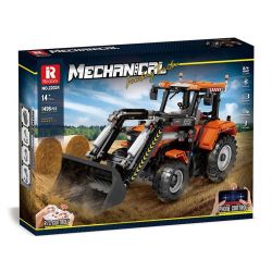 REOBRIX 22024 non  MÁY KÉO ĐANG TẢI bộ đồ chơi xếp lắp ráp ghép mô hình  LOADING TRACTOR Kỹ Thuật Công Nghệ Cao Mô Hình Phương Tiện 1496 khối