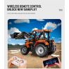 REOBRIX 22024 non  MÁY KÉO ĐANG TẢI bộ đồ chơi xếp lắp ráp ghép mô hình  LOADING TRACTOR Kỹ Thuật Công Nghệ Cao Mô Hình Phương Tiện 1496 khối