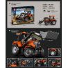 REOBRIX 22024 non  MÁY KÉO ĐANG TẢI bộ đồ chơi xếp lắp ráp ghép mô hình  LOADING TRACTOR Kỹ Thuật Công Nghệ Cao Mô Hình Phương Tiện 1496 khối