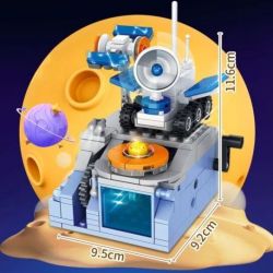 FORANGE FC8602 8602 non  ĐỘI VŨ TRỤ QUDONG 6 MÔ HÌNH TÀU CÓ NGƯỜI LÁI PHƯƠNG TIỆN THÁM HIỂM MẶT TRĂNG TÊN LỬA THẦN CHÂU THĂM DÒ SAO HỎA bộ đồ chơi xếp lắp ráp ghép mô hình 1475 khối