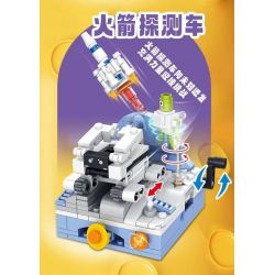 FORANGE FC8602 8602 non  ĐỘI VŨ TRỤ QUDONG 6 MÔ HÌNH TÀU CÓ NGƯỜI LÁI PHƯƠNG TIỆN THÁM HIỂM MẶT TRĂNG TÊN LỬA THẦN CHÂU THĂM DÒ SAO HỎA bộ đồ chơi xếp lắp ráp ghép mô hình 1475 khối