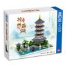 ZHEGAO LZ8270 8270 non  TÒA NHÀ LỊCH SỬ HỒ TÂY HÀNG CHÂU bộ đồ chơi xếp lắp ráp ghép mô hình Creator Sáng Tạo 3976 khối