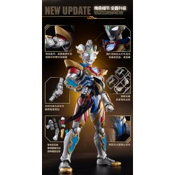 BLOKS 73702 non  PHIÊN BẢN HUYỀN THOẠI ULTRAMAN ZETA DELTA CLAW bộ đồ chơi xếp lắp ráp ghép mô hình Movie & Game Phim Và Trò Chơi