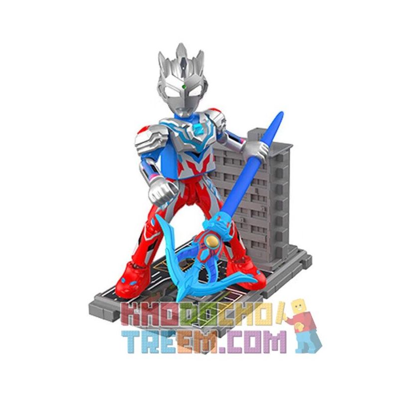 BLOKS 71234 non  PHIÊN BẢN SIÊU CỔ ĐIỂN ÁO GIÁP ULTRAMAN ZETA ALPHA bộ đồ chơi xếp lắp ráp ghép mô hình Movie & Game Phim Và Trò Chơi