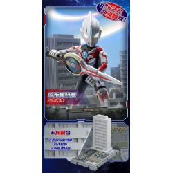 BLOKS 71234 non  PHIÊN BẢN SIÊU CỔ ĐIỂN ÁO GIÁP ULTRAMAN ZETA ALPHA bộ đồ chơi xếp lắp ráp ghép mô hình Movie & Game Phim Và Trò Chơi