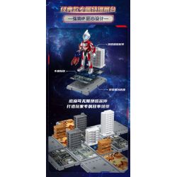 BLOKS 71234 non  PHIÊN BẢN SIÊU CỔ ĐIỂN ÁO GIÁP ULTRAMAN ZETA ALPHA bộ đồ chơi xếp lắp ráp ghép mô hình Movie & Game Phim Và Trò Chơi