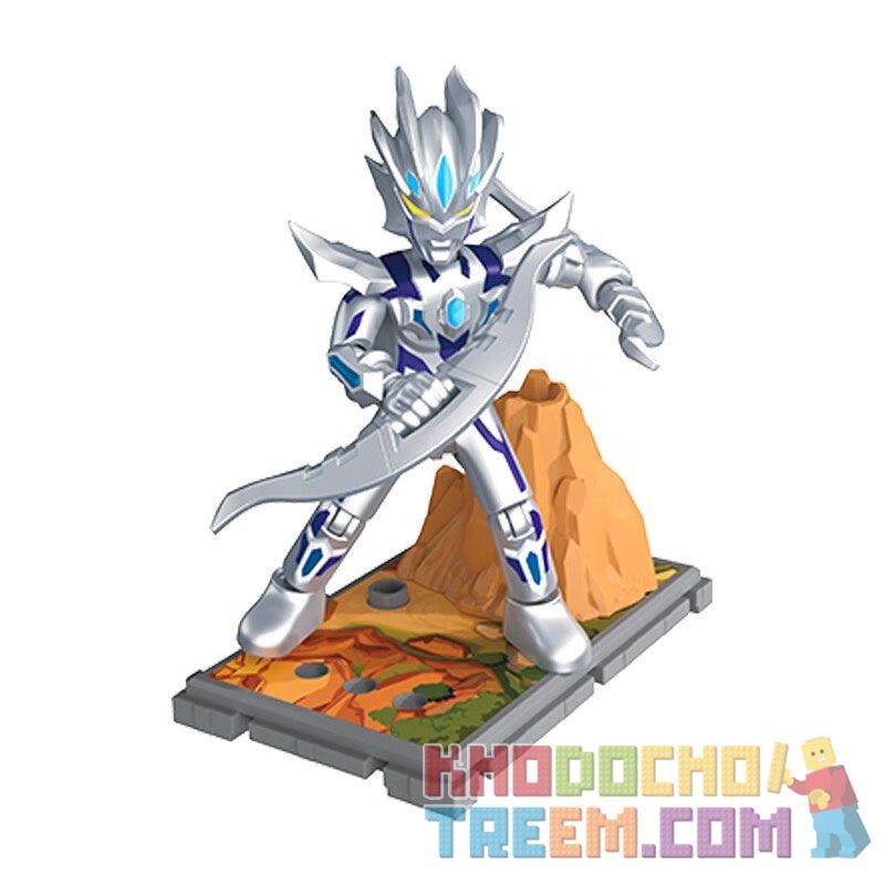 BLOKS 71242 non  PHIÊN BẢN CỔ ĐIỂN CỦA ULTRAMAN ZERO DẠNG VÔ HẠN bộ đồ chơi xếp lắp ráp ghép mô hình Movie & Game Phim Và Trò Chơi
