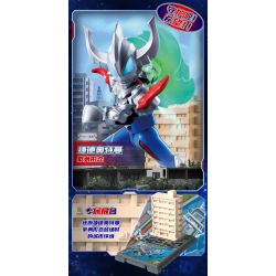 BLOKS 71242 non  PHIÊN BẢN CỔ ĐIỂN CỦA ULTRAMAN ZERO DẠNG VÔ HẠN bộ đồ chơi xếp lắp ráp ghép mô hình Movie & Game Phim Và Trò Chơi