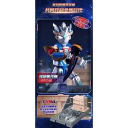 BLOKS 71242 non  PHIÊN BẢN CỔ ĐIỂN CỦA ULTRAMAN ZERO DẠNG VÔ HẠN bộ đồ chơi xếp lắp ráp ghép mô hình Movie & Game Phim Và Trò Chơi